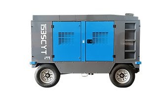 Portable screw air compressor